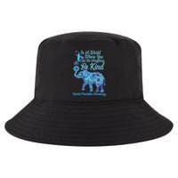 In A World Where You Can Be Anything Be Kind Elephant Cool Comfort Performance Bucket Hat