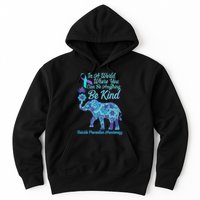 In A World Where You Can Be Anything Be Kind Elephant Hoodie