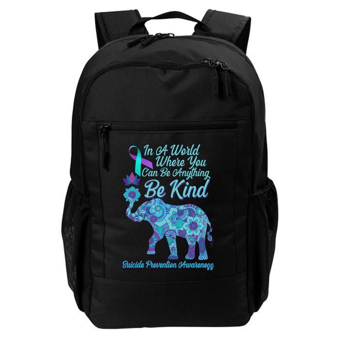 In A World Where You Can Be Anything Be Kind Elephant Backpack