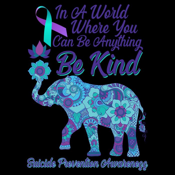 In A World Where You Can Be Anything Be Kind Elephant Mug