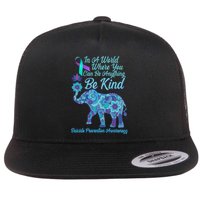 In A World Where You Can Be Anything Be Kind Elephant Flatbill Hat