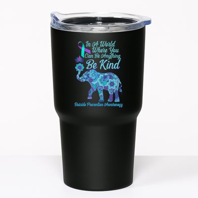 In A World Where You Can Be Anything Be Kind Elephant Tumbler