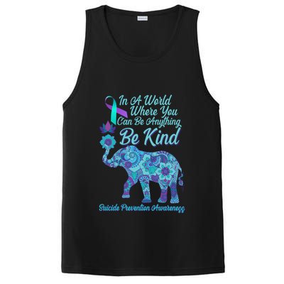 In A World Where You Can Be Anything Be Kind Elephant PosiCharge Competitor Tank