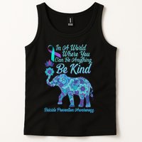 In A World Where You Can Be Anything Be Kind Elephant Tank Top