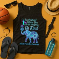 In A World Where You Can Be Anything Be Kind Elephant Tank Top
