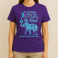 In A World Where You Can Be Anything Be Kind Elephant T-Shirt