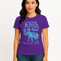 In A World Where You Can Be Anything Be Kind Elephant Womens T-Shirt