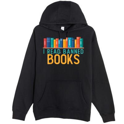 I Am With The Banned Books Shirts Funny I Read Banned Books Premium Pullover Hoodie