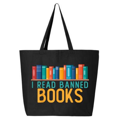 I Am With The Banned Books Shirts Funny I Read Banned Books 25L Jumbo Tote