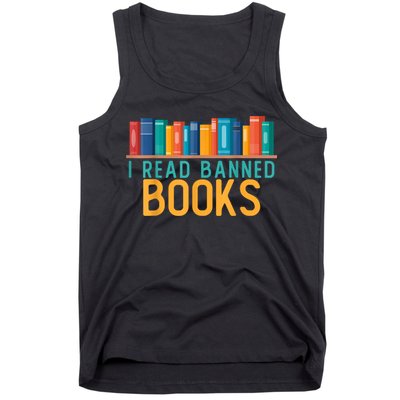 I Am With The Banned Books Shirts Funny I Read Banned Books Tank Top