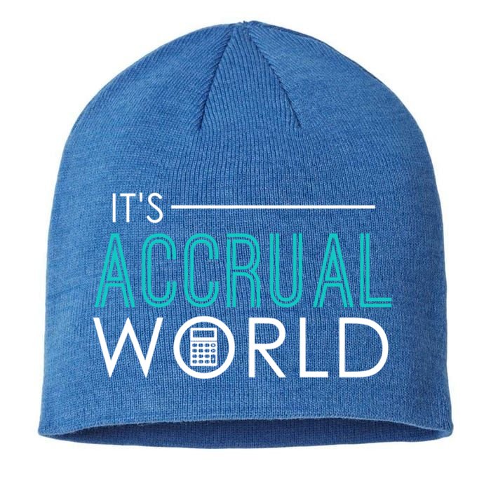 It's Accrual World Funny Accounting And Accountant Cpa Gift Sustainable Beanie