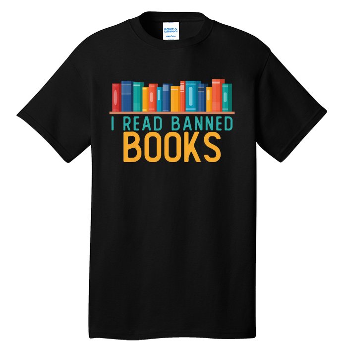 I Am With the Banned Books Funny Books lovers Tall T-Shirt