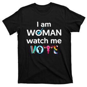 I Am Woman Watch Me Vote T-Shirt