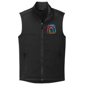 In April We Wear Red Autism Awareness Acceptance Red Instead Gift Collective Smooth Fleece Vest