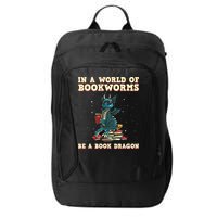 In A World Full Of Bookworms Be A Book Dragon City Backpack