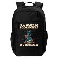 In A World Full Of Bookworms Be A Book Dragon Backpack
