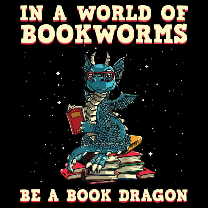 In A World Full Of Bookworms Be A Book Dragon Backpack