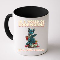 In A World Full Of Bookworms Be A Book Dragon Mug