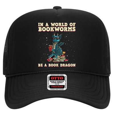 In A World Full Of Bookworms Be A Book Dragon Hat