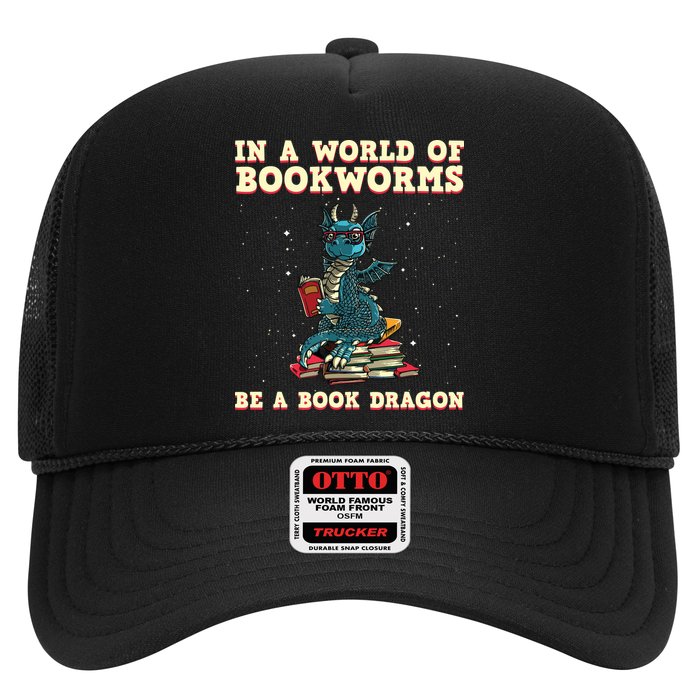 In A World Full Of Bookworms Be A Book Dragon Hat
