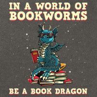 In A World Full Of Bookworms Be A Book Dragon Cotton Canvas Backpack