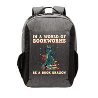 In A World Full Of Bookworms Be A Book Dragon Vector Backpack