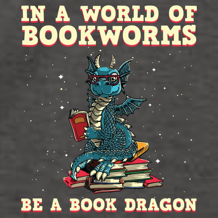 In A World Full Of Bookworms Be A Book Dragon Vector Backpack