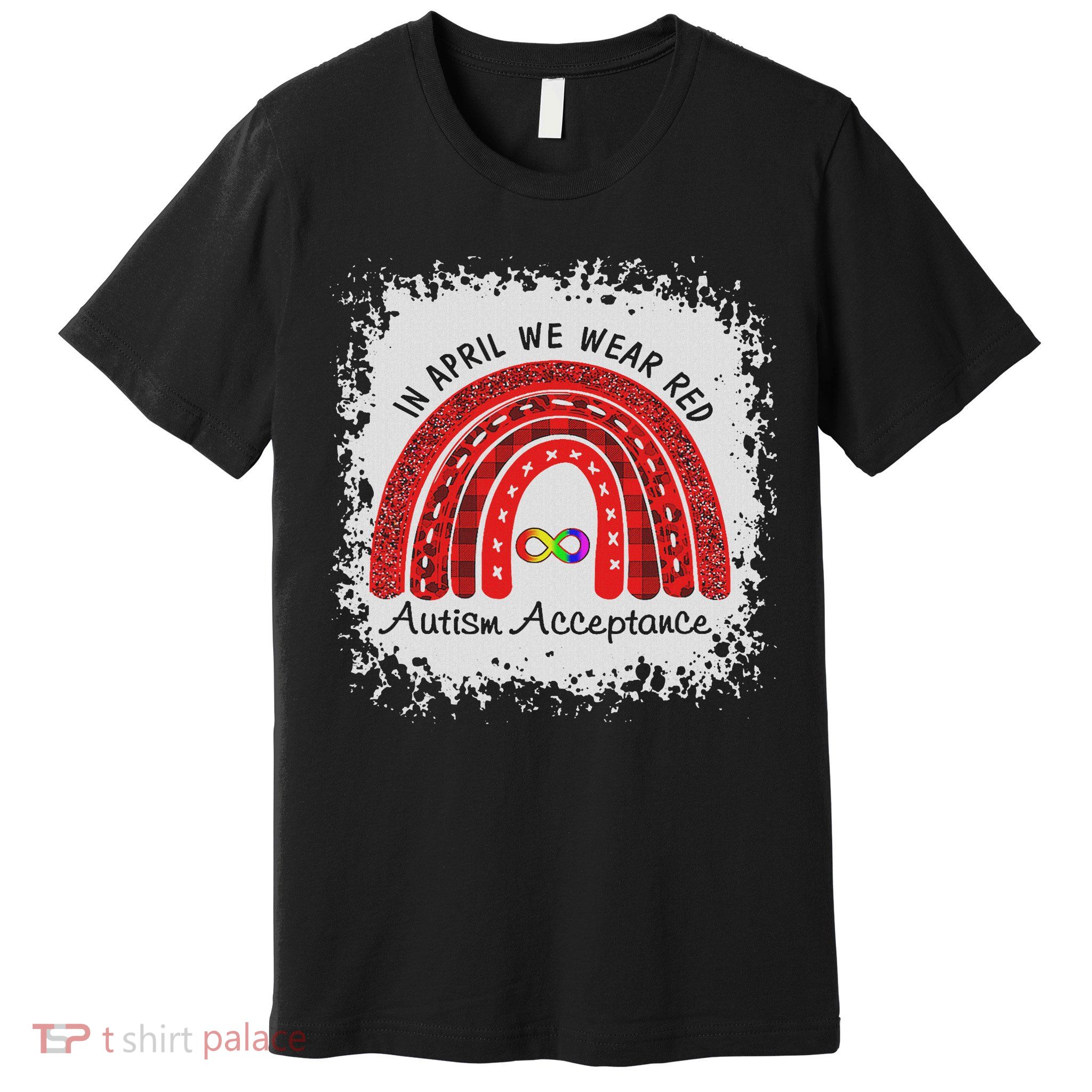 In April Wear Red Instead Autism Acceptance Premium T-Shirt