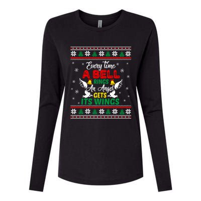 ItS A Wonderful Life Every Time A Bell Rings Cute Christmas Great Gift Womens Cotton Relaxed Long Sleeve T-Shirt