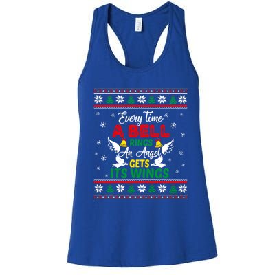 ItS A Wonderful Life Every Time A Bell Rings Cute Christmas Great Gift Women's Racerback Tank