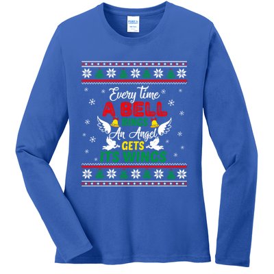 ItS A Wonderful Life Every Time A Bell Rings Cute Christmas Great Gift Ladies Long Sleeve Shirt