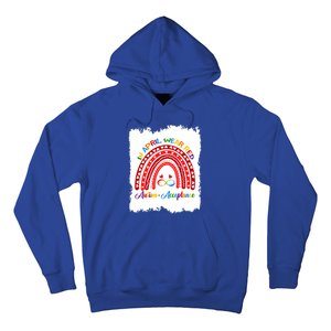 In April Wear Red Instead Autismacceptance Gift Hoodie