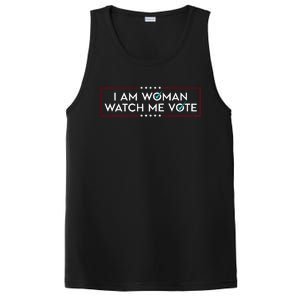 I Am Woman Watch Me Vote PosiCharge Competitor Tank