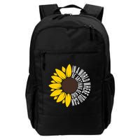 In A World Where You Can Be Anything Be Kind Sunflower Anti Bullying Backpack