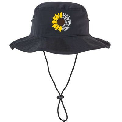 In A World Where You Can Be Anything Be Kind Sunflower Anti Bullying Bucket Hat