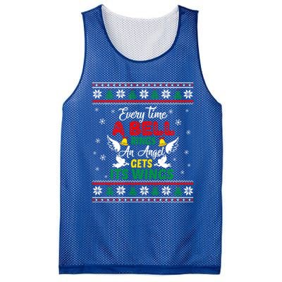 ItS A Wonderful Life Every Time A Bell Rings Cute Christmas Gift Mesh Reversible Basketball Jersey Tank