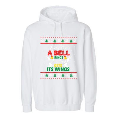 ItS A Wonderful Life Every Time A Bell Rings Cute Christmas Gift Garment-Dyed Fleece Hoodie