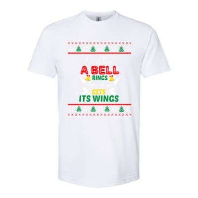 ItS A Wonderful Life Every Time A Bell Rings Cute Christmas Gift Softstyle CVC T-Shirt