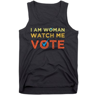 I Am Woman Watch Me Vote 2024 Tank Top