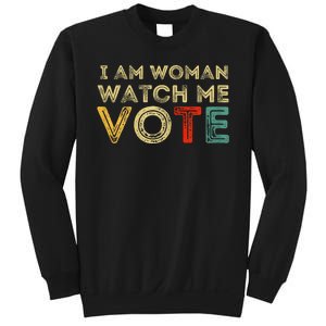 I Am Woman Watch Me Vote 2024 Sweatshirt