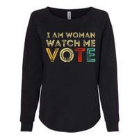 I Am Woman Watch Me Vote 2024 Womens California Wash Sweatshirt