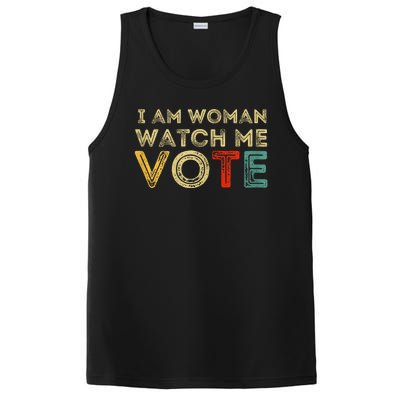 I Am Woman Watch Me Vote 2024 PosiCharge Competitor Tank