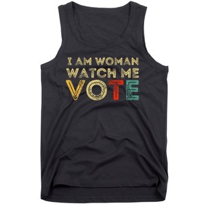 I Am Woman Watch Me Vote 2024 Tank Top