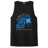 In April We Wear Blue For Child Abuse Prevention Awarenes Gifts PosiCharge Competitor Tank