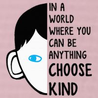 In A World Where You Can Be Anything Choose Kind 25L Jumbo Tote