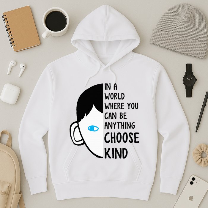 In A World Where You Can Be Anything Choose Kind Hoodie