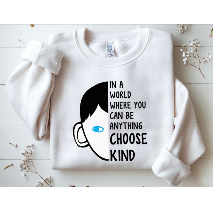 In A World Where You Can Be Anything Choose Kind Sweatshirt