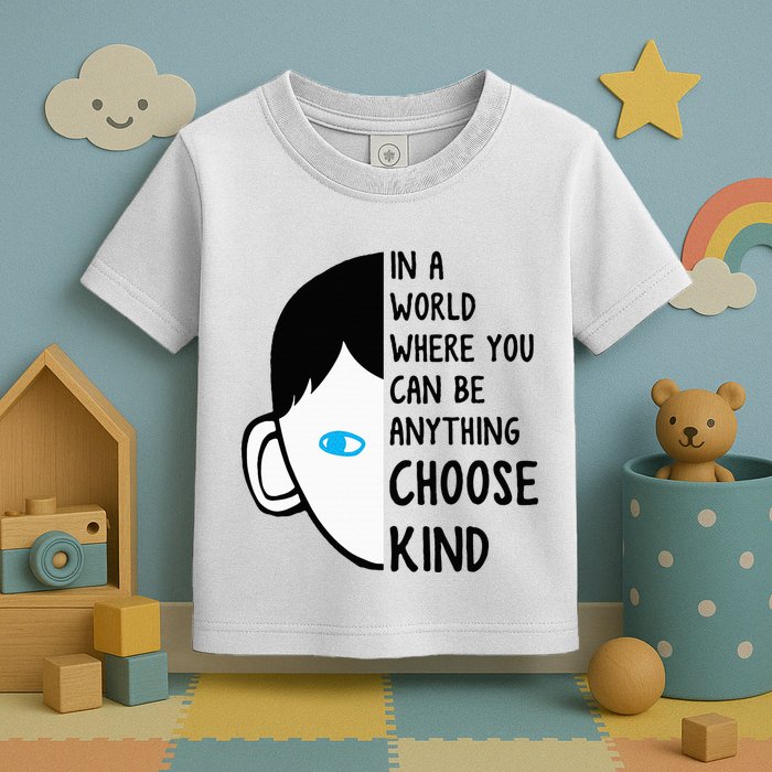 In A World Where You Can Be Anything Choose Kind Toddler T-Shirt