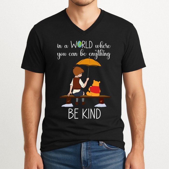 In A World Where You Can Be Anything V-Neck T-Shirt