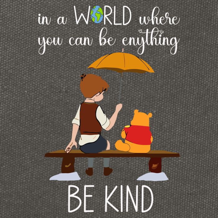 In A World Where You Can Be Anything Cotton Canvas Backpack
